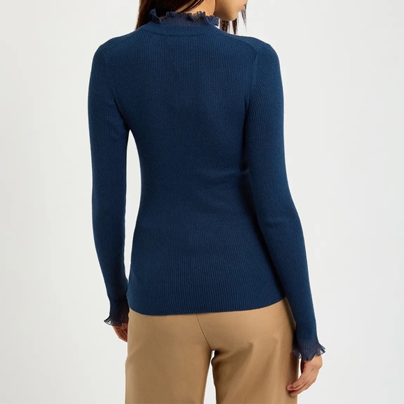 Ted Baker Navy Blue Crew Neck Sweater - Picture 6 of 14